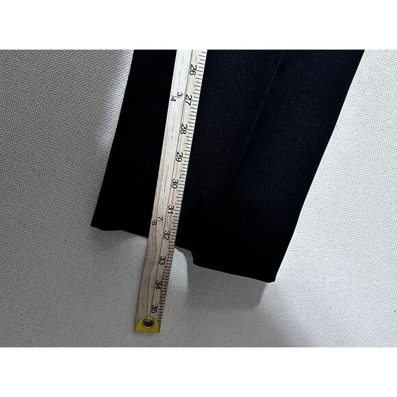 Flying Cross Black Straight Leg Pants Slacks Men's 34 Regular EUC Stretch - Picture 6 of 13